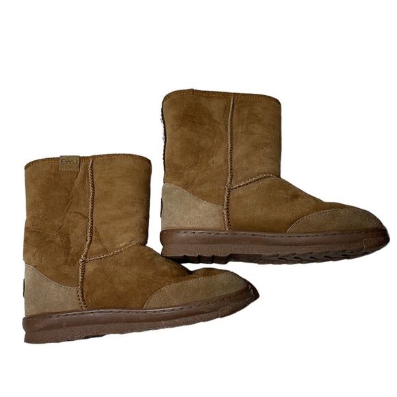 Emu Braided Tan Short Boots. Size Women 8/Men 7. - Picture 4 of 13